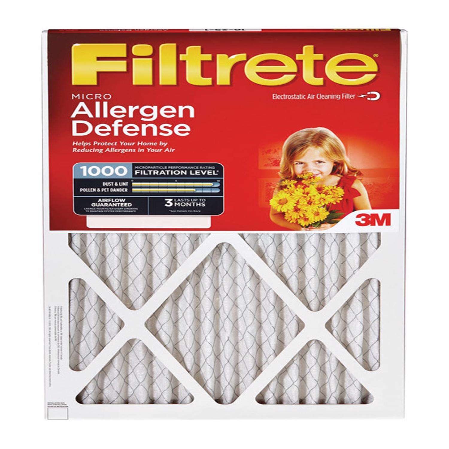 Filtrete 15 in. W X 20 in. H X 1 in. D 11 MERV Pleated Microparticle ...