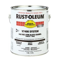 Rust-Oleum High Performance Indoor and Outdoor Gloss Orange Protective Paint 1 gal