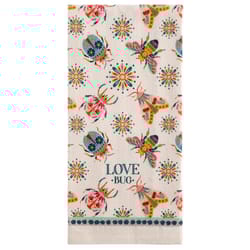 Karma Multicolored Cotton Bugs Tea Towel 1 pk