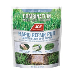 Ace Rapid Repair Pod All Grasses Full Sun Fertilizer/Mulch/Seed 15 pk