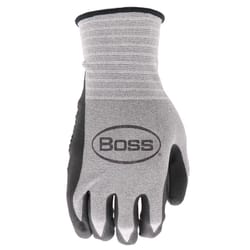 Boss Unisex Indoor/Outdoor Tactile Grip Gloves Black/Gray XL 1 pair