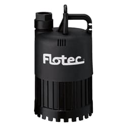 Flotec 4/10 HP 3000 gph Thermoplastic Switchless Switch Bottom AC Utility Pump