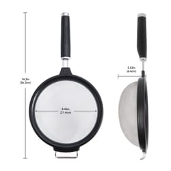 KitchenAid Black Plastic/Stainless Steel Strainer