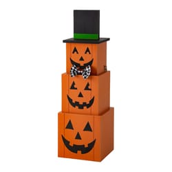 Glitzhome 36 in. Double Sided Stacked Fall Decor