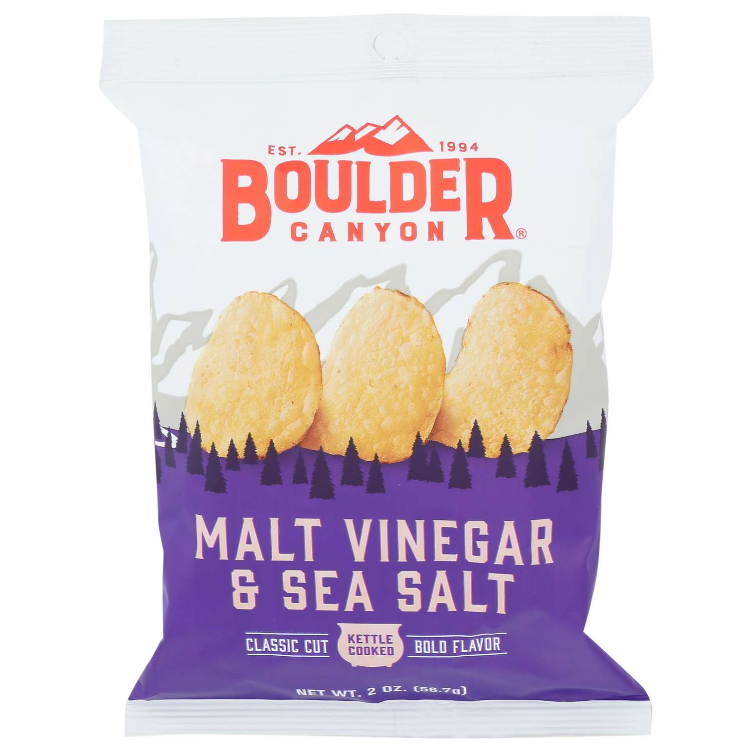 Boulder Canyon Malt Vinegar and Sea Salt Kettle Cooked Potato Chips 2