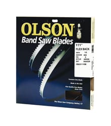 Olson 111 in. L X 1/2 in. W X 0.025 in. thick T Carbon Steel Band Saw Blade 3 TPI Hook teeth 1 pk