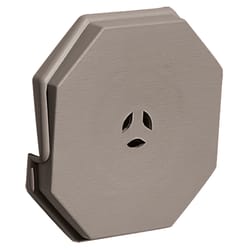 Builders Edge 7 in. H X 1 in. L Prefinished Clay Vinyl Mounting Block