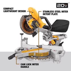 DeWalt 20V MAX 7-1/4 in. Cordless Sliding Miter Saw Tool Only