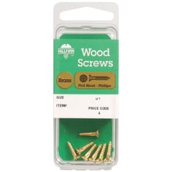 HILLMAN No. 10 X 1 in. L Phillips Coarse Wood Screws 1 pk