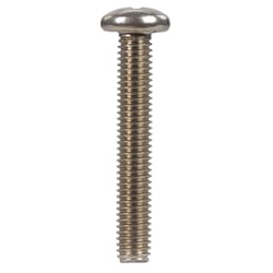 HILLMAN No. 10-32 X 1-1/4 in. L Phillips Flat Head Stainless Steel Machine Screws 100 pk