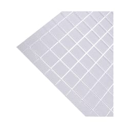 PLASKOLITE 0.157-in T x 48-in W x 96-in L White Corrugated Plastic