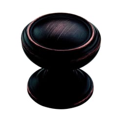 Amerock Revitalize Round Cabinet Knob 1-1/4 in. D 1-1/4 in. Oil Rubbed Bronze 1 pk