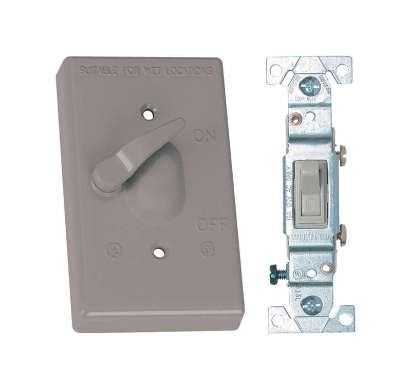 Sigma Engineered Solutions Rectangle Metal 1 gang Toggle Switch and ...