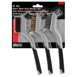 Performance Tool 7 in. L Metal Mini Brush Assortment Set