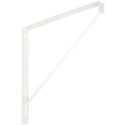 National Hardware White Steel Shelf Bracket 10.87 in. L 150 lb