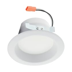Satco Starfish White 4 in. W Metal LED Smart-Enabled Retrofit Recessed Lighting 8.7 W