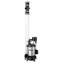 Flotec Easy Sump 1/2 HP 4200 gph Zinc Vertical Float Switch AC Submersible Sump Pump