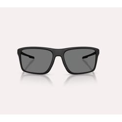 Native Tavern Men's Matte Black Frame Grey Lens Polarized Sunglasses