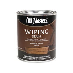 Old Masters Semi-Transparent American Walnut Oil-Based Wiping Stain 1 qt