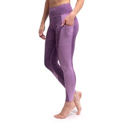 FitKicks Colorblocked Women's Leggings XL Mauve