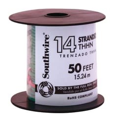 Southwire 50 ft. 14/1 Stranded THHN Building Wire