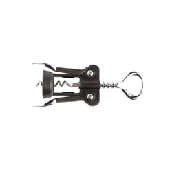 Linden Sweden Black Polypropylene/Stainless Steel Corkscrew