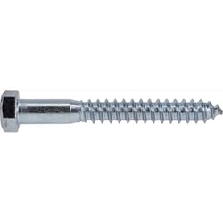 HILLMAN 1/2 in. X 4 in. L Hex Zinc-Plated Steel Lag Screw 25 pk