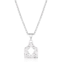 Montana Silversmiths Women's Out West Cow Tag Necklace