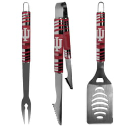 Siskiyou Sports NCAA Stainless Steel Multicolored Grill Tool Set 3 pc