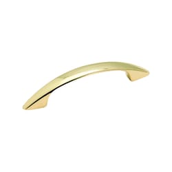 Amerock Allison Cabinet Pull 3 in. Polished Brass 1 pk