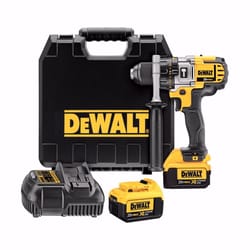 DeWalt 20V MAX 1/2 in. Brushed Cordless Hammer Drill/Drive Kit (Battery & Charger)