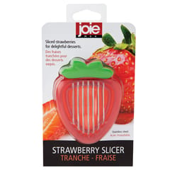 Joie Red Plastic Strawberry Slicer