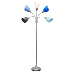 Simple Designs 67 in. Multicolor Floor Lamp