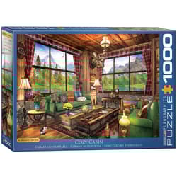 Eurographics Cozy Cabin Jigsaw Puzzle Multicolored 1000 pc