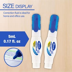 Bazic Products White Correction Pen 0.34 oz 2 pk