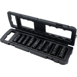 Craftsman 3/8 in. drive SAE 6 Point Deep Impact Socket Set 9 pc