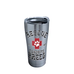 Tervis 20 oz Rescue Favorite Breed Multicolored BPA Free Tumbler with Lid