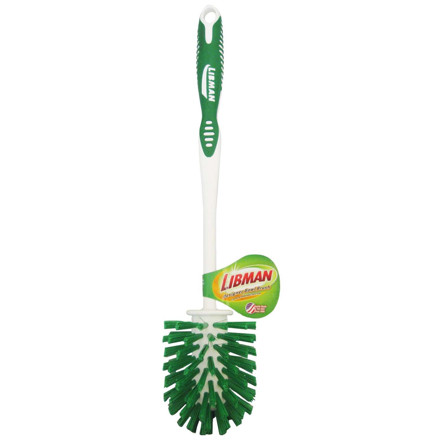 Libman Kitchen Brush - Green, Dish Brush with No Slip Rubber