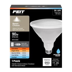 Feit PAR38 E26 (Medium) LED Bulb Adjustable White 90 Watt Equivalence 1 pk