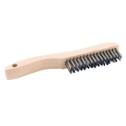 Forney 9.5 in. L X 10.25 in. W Scratch Brush Wood 1 pc