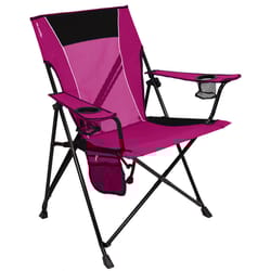 Kijaro Dual Lock 1-Position Pink Camping Folding Chair