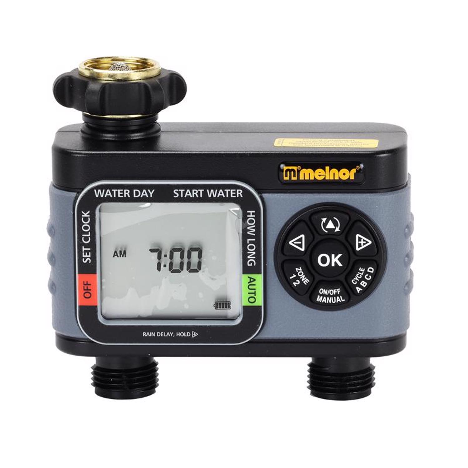 Photos - Other for Irrigation Melnor HydroLogic Programmable 2 Zone Digital Water Timer 73100
