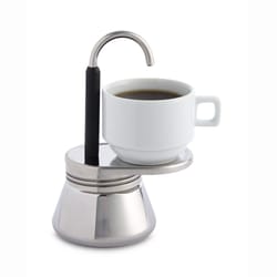 Fino 1 cups Black/Silver Coffee & Espresso Maker