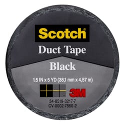 Scotch 1.5 in. W x 170 L Black Duct Tape