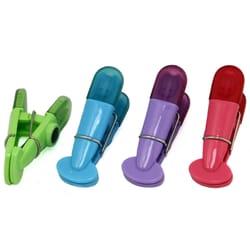 Chef Craft Assorted Colors Plastic Magnetic Clips