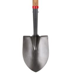 ACE 54 in. Steel Round Floral Shovel Wood Handle
