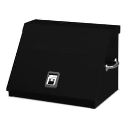 Montezuma 18.13 in. Triangle Tool Box Black