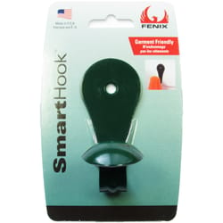 FENIX SmartHook 3.5 in. L Powder Coated Green Steel Contemporary Hook 15 lb. cap. 1 pk