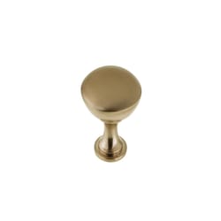 Richelieu Contemporary Round Cabinet Knob 1-3/16 in. D 1-3/32 in. Champagne Bronze 1 pk