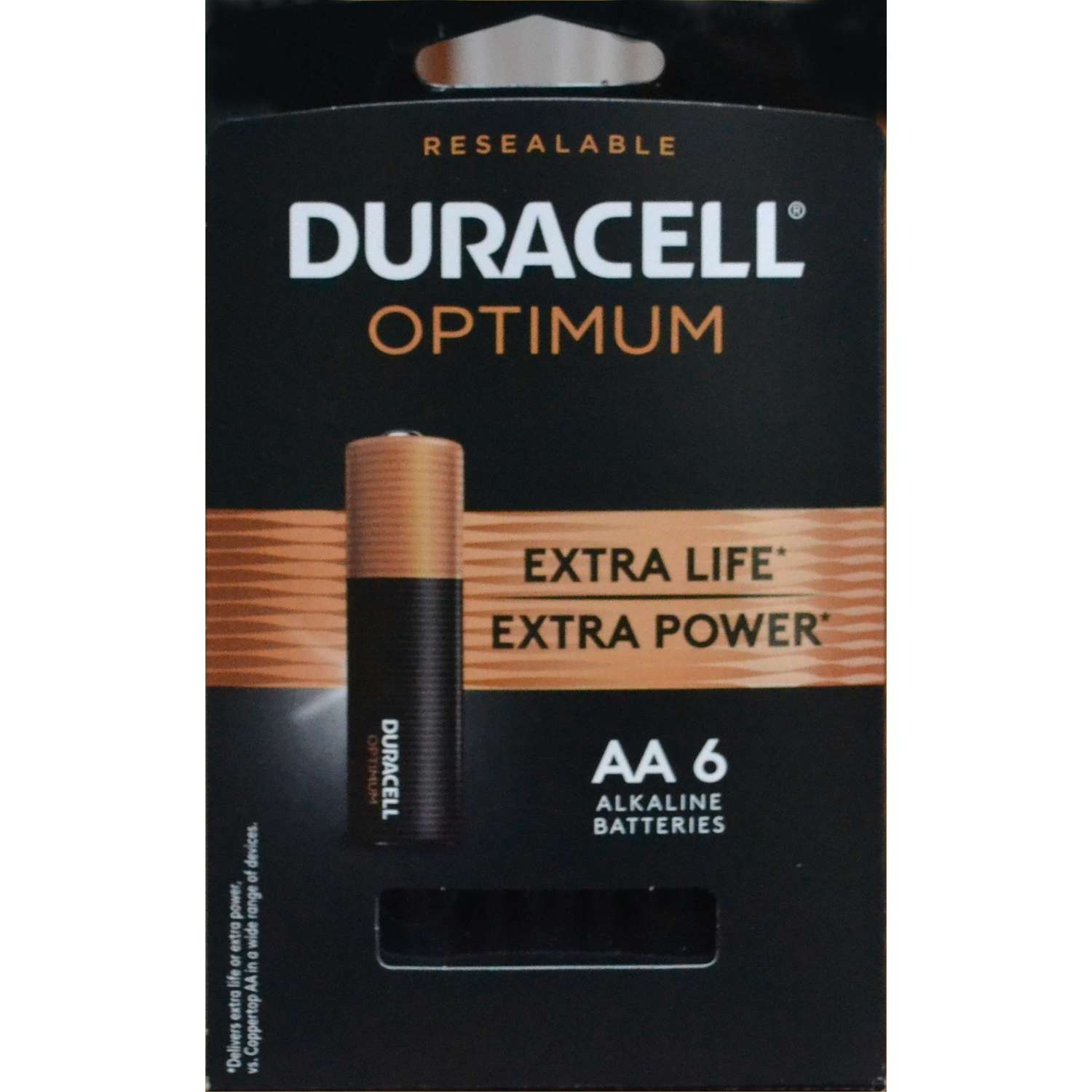 Duracell Optimum AA Alkaline Batteries 6 pk Carded Ace Hardware